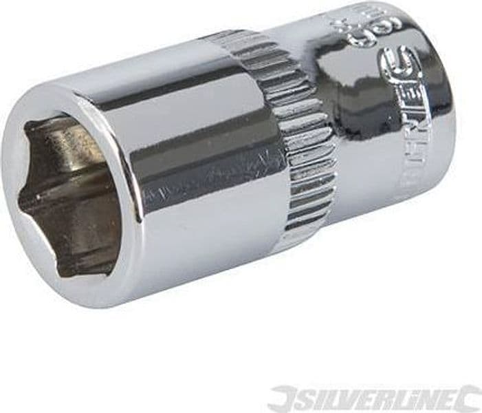Chiave inserto a bussola metrico esagonale 1/4" Silverline meccanica Silverline
