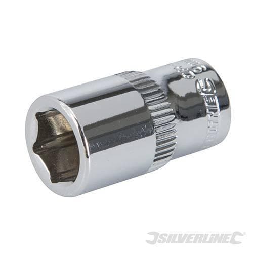 Chiave inserto a bussola metrico esagonale 1/4" Silverline meccanica Silverline