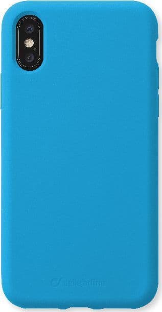 cover soft touch iphone xr metal blu - 2