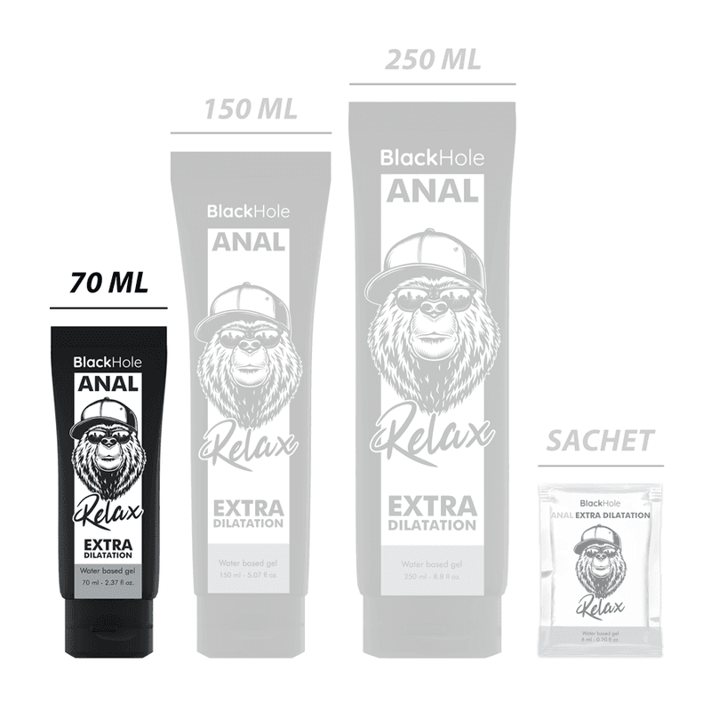 BLACK HOLE - GEL DILATANTE ANALE A BASE D'ACQUA 70 ML in Lubrificanti e gel stimolanti Desideria Shop - Latina, commercioVirtuoso.it
