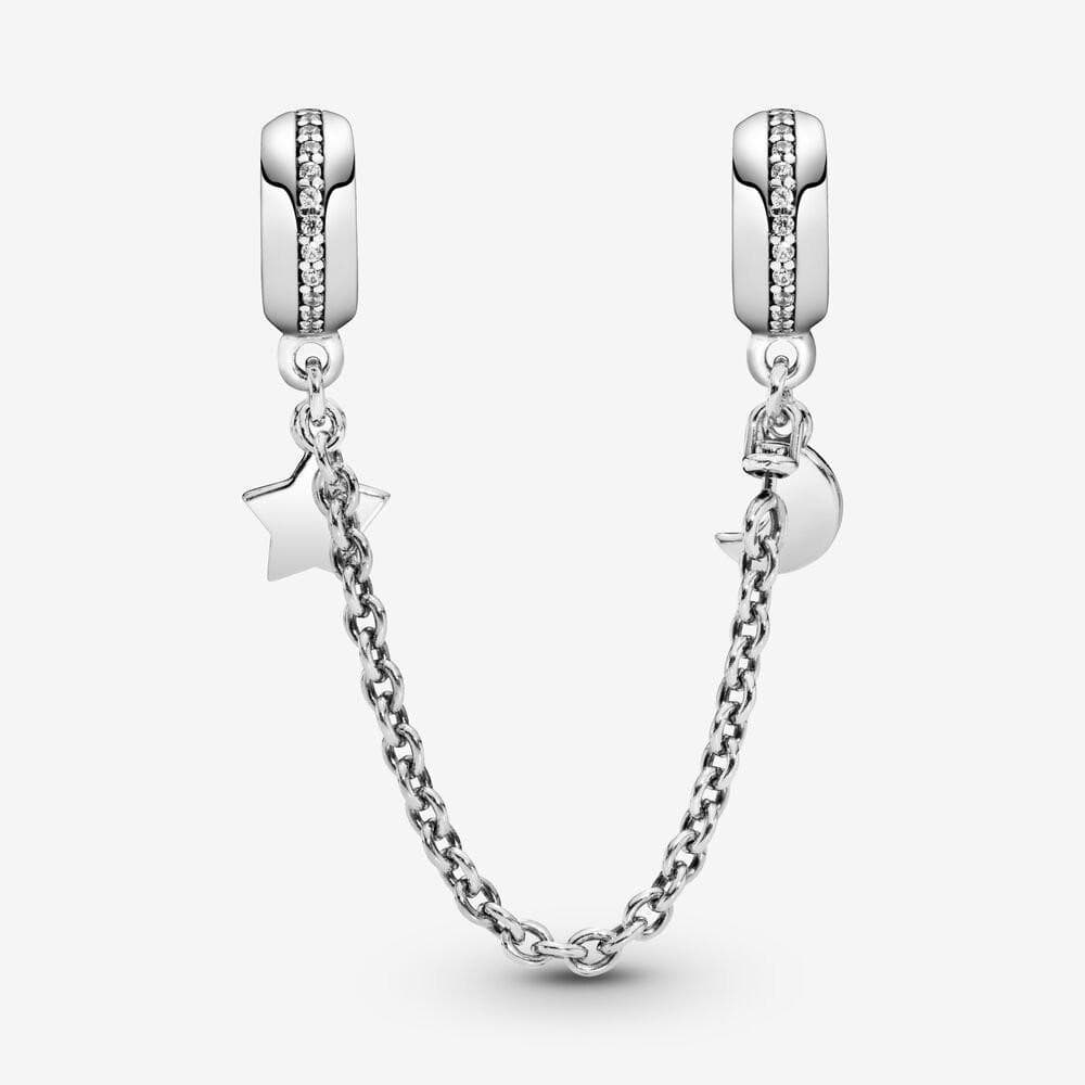 Pandora Catena di sicurezza luna e stella in Bead Charm Alba Gioielli - Casoria, commercioVirtuoso.it