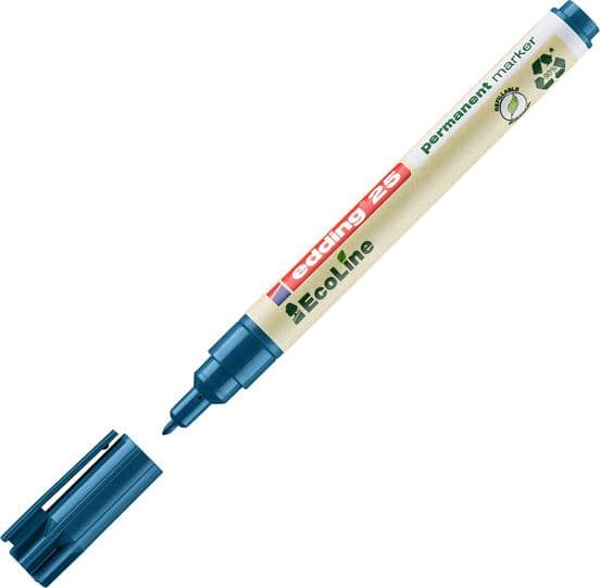 Marcatore Permanente 25 Ecoline Punta Tonda 1.0Mm Blu Edding