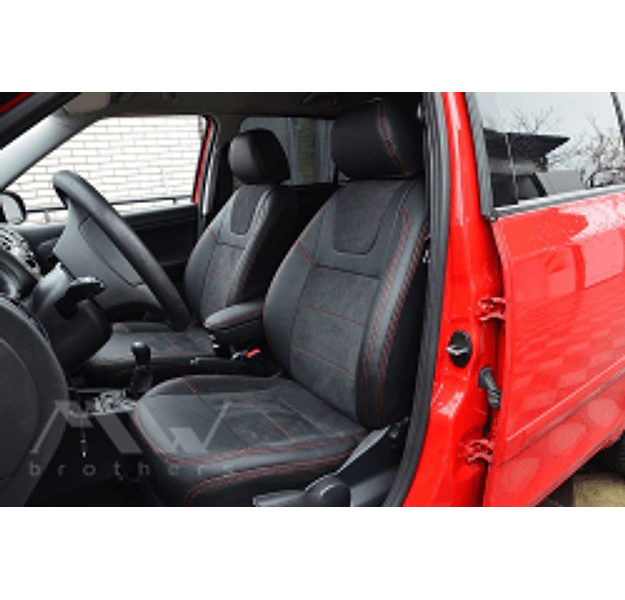 Coprisedili su misura per Skoda Fabia 1 (1999-2008), Leather style in Set per interni Autooggetti.it - Roma, commercioVirtuoso.it
