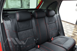 Coprisedili su misura per Skoda Fabia 1 (1999-2008), Leather style in Set per interni Autooggetti.it - Roma, commercioVirtuoso.it