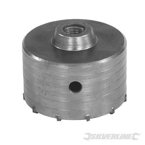 Fresa carotatrice a tazza per muri in TCT e acciaio robusto Silverline 595769 - 20