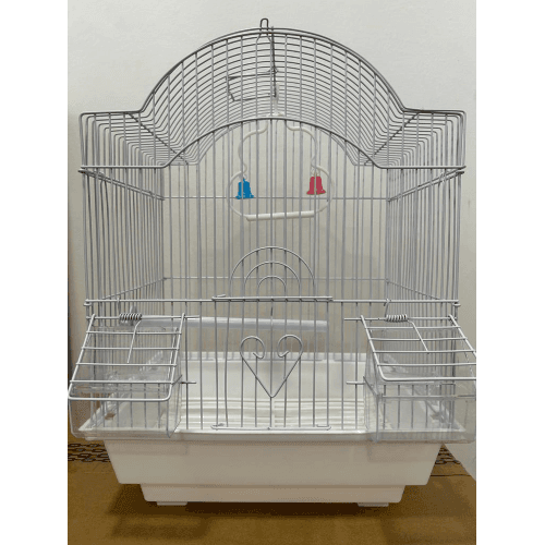 Gabbia Per Uccelli In Metallo A113 Cm 28X38X21 - Bianco in Prezzo Bomba Store - Casalnuovo di Napoli, commercioVirtuoso.it