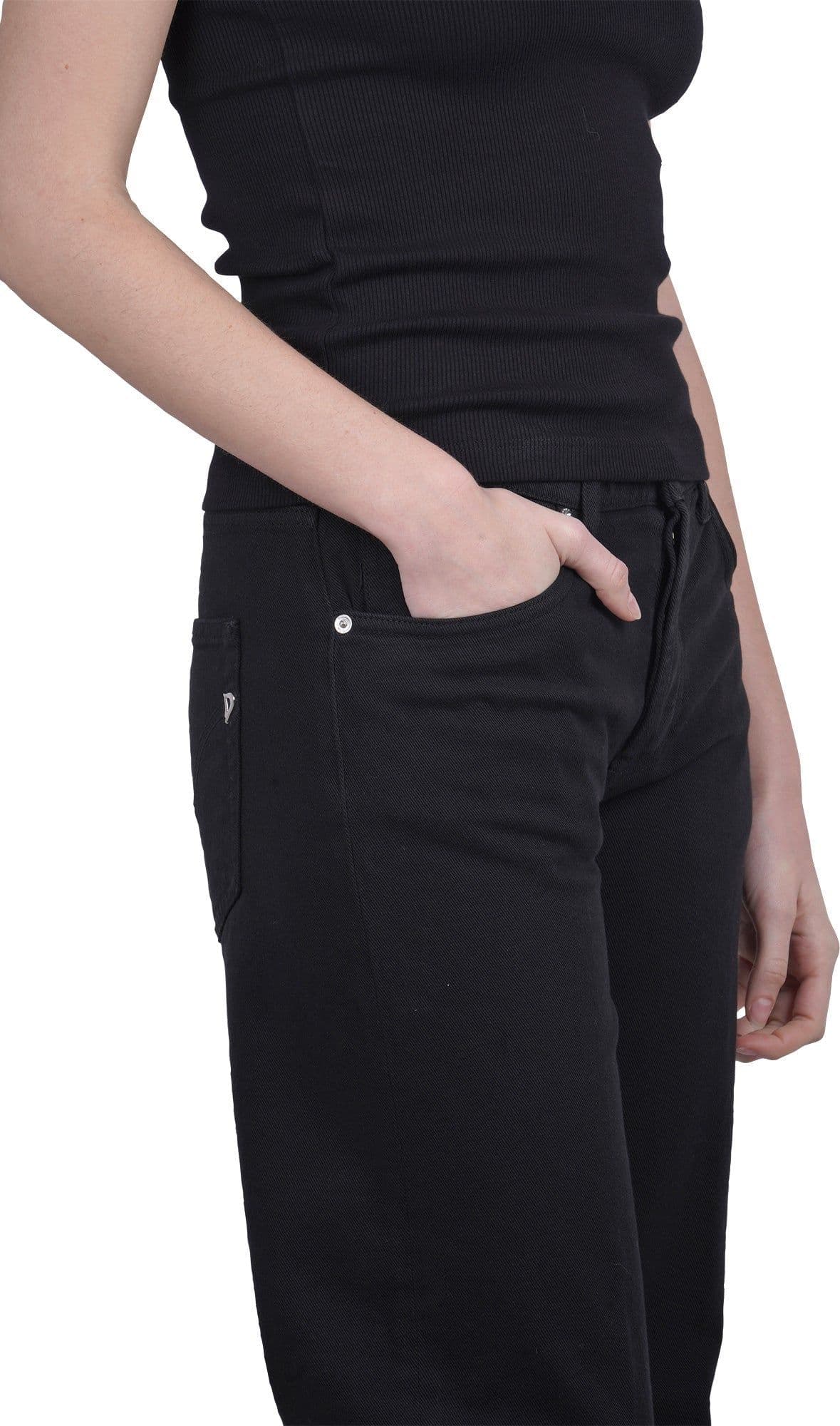 DONDUP Dondup - Jeans - 470233 - Nero da donna in Jeans Drestige - Casamassima, commercioVirtuoso.it