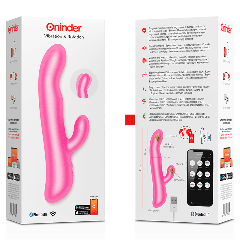 ONINDER - OSLO VIBRAZIONE E ROTAZIONE ROSA - APP GRATUITA in Orologi e orologi da polso Desideria Shop - Latina, commercioVirtuoso.it