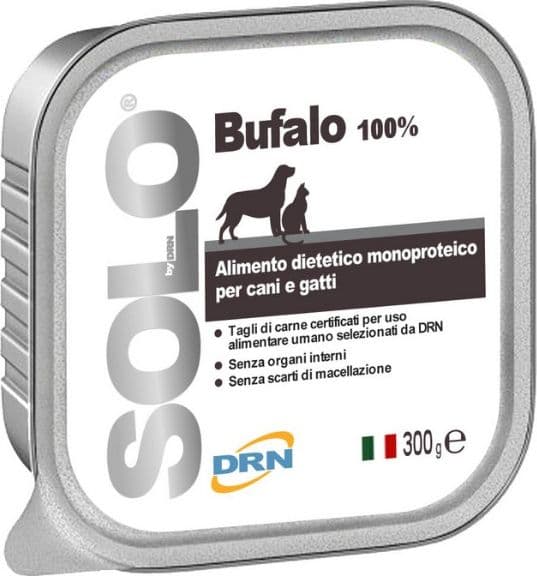 DRN Solo Bufalo Alimento Monoproteico per Cane e Gatto in Umido 101 Market - Poggibonsi, commercioVirtuoso.it