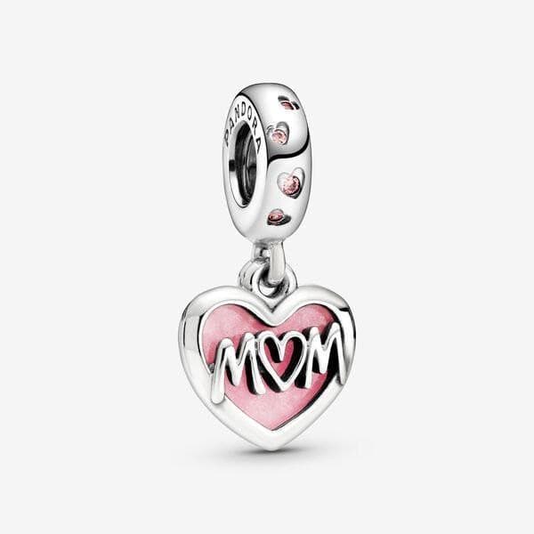 Pandora - Charm pendente Cuore di Mamma