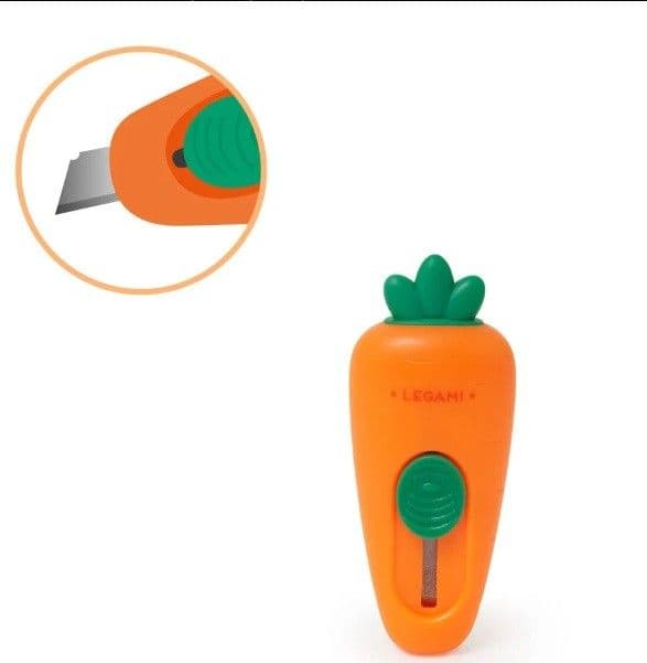 Legami -  Mini Taglierino a Scomparsa a forma di Carota (RCUT0001) in Coltelli multiuso Cartospedia - Napoli, commercioVirtuoso.it