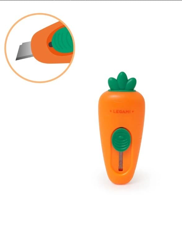 Legami -  Mini Taglierino a Scomparsa a forma di Carota (RCUT0001) in Coltelli multiuso Cartospedia - Napoli, commercioVirtuoso.it
