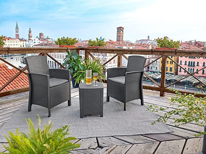 BICA Lido Terrace Set Mobili da Esterno Antracite in Divanetti Scontolo.net - Potenza, commercioVirtuoso.it