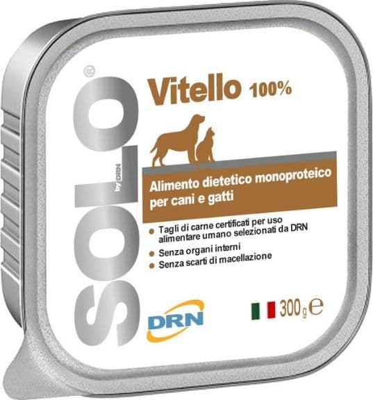 DRN Solo Vitello Alimento Monoproteico per Cane e Gatto in Umido 101 Market - Poggibonsi, commercioVirtuoso.it