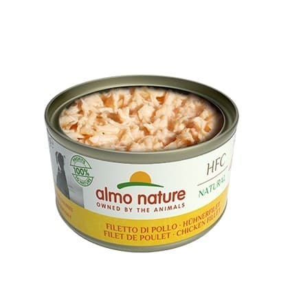 Almo Nature Scatoletta HFC Natural gusto Filetti di Pollo per Cani Adulti 95gr in Umido 101 Market - Poggibonsi, commercioVirtuoso.it