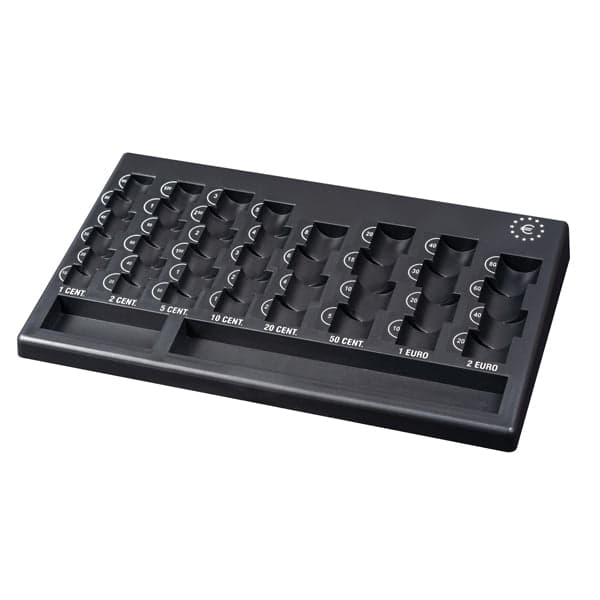 Vassoio Portamonete Euro 310X185X30Mm Nero In Pp Riciclata Iternet