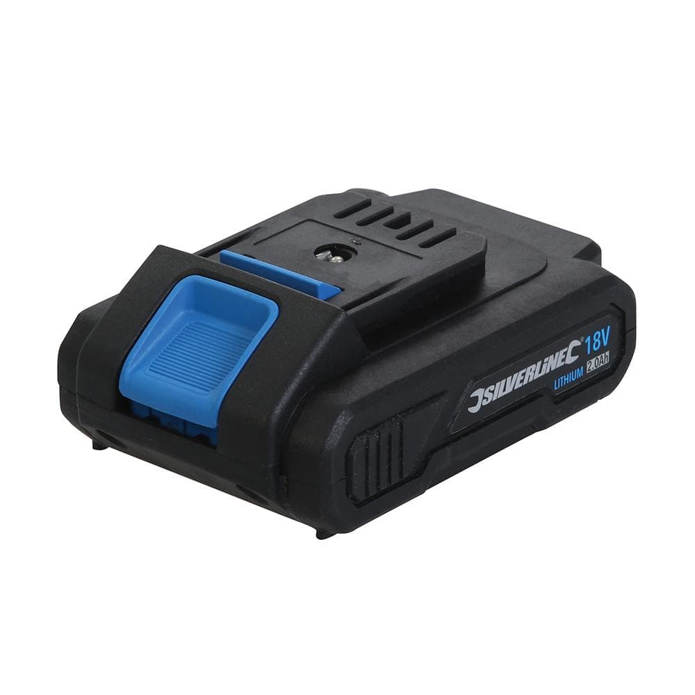 Trapano avvitatore da 18 V include 2 batterie da 1,5 Ah e caricatore rapido silverline Silverline