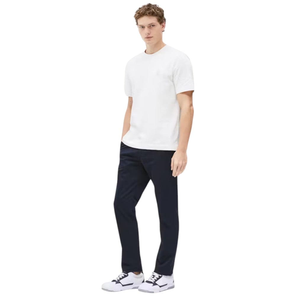 Tommy Hilfiger t-shirt avorio logo TH ricamato MW0MW39256Z00 T-shirt Tommy Hilfiger