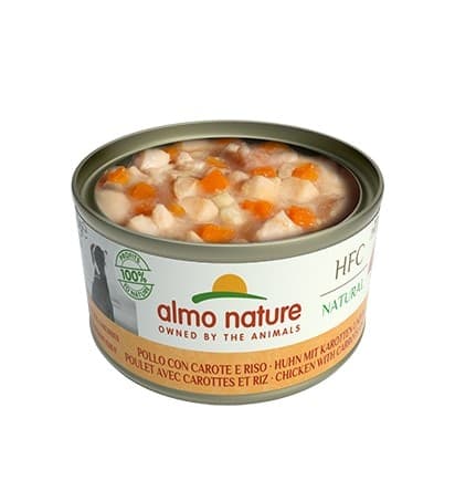 Nature Scatoletta HFC Natural gusto Pollo con Carote e Riso per Cani Adulti 95gr in Secco 101 Market - Poggibonsi, commercioVirtuoso.it