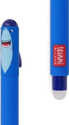 Legami, Penna Gel Cancellabile, Inchiostro Blu, Tema Shark in Penne roller a inchiostro gel Cartospedia - Napoli, commercioVirtuoso.it