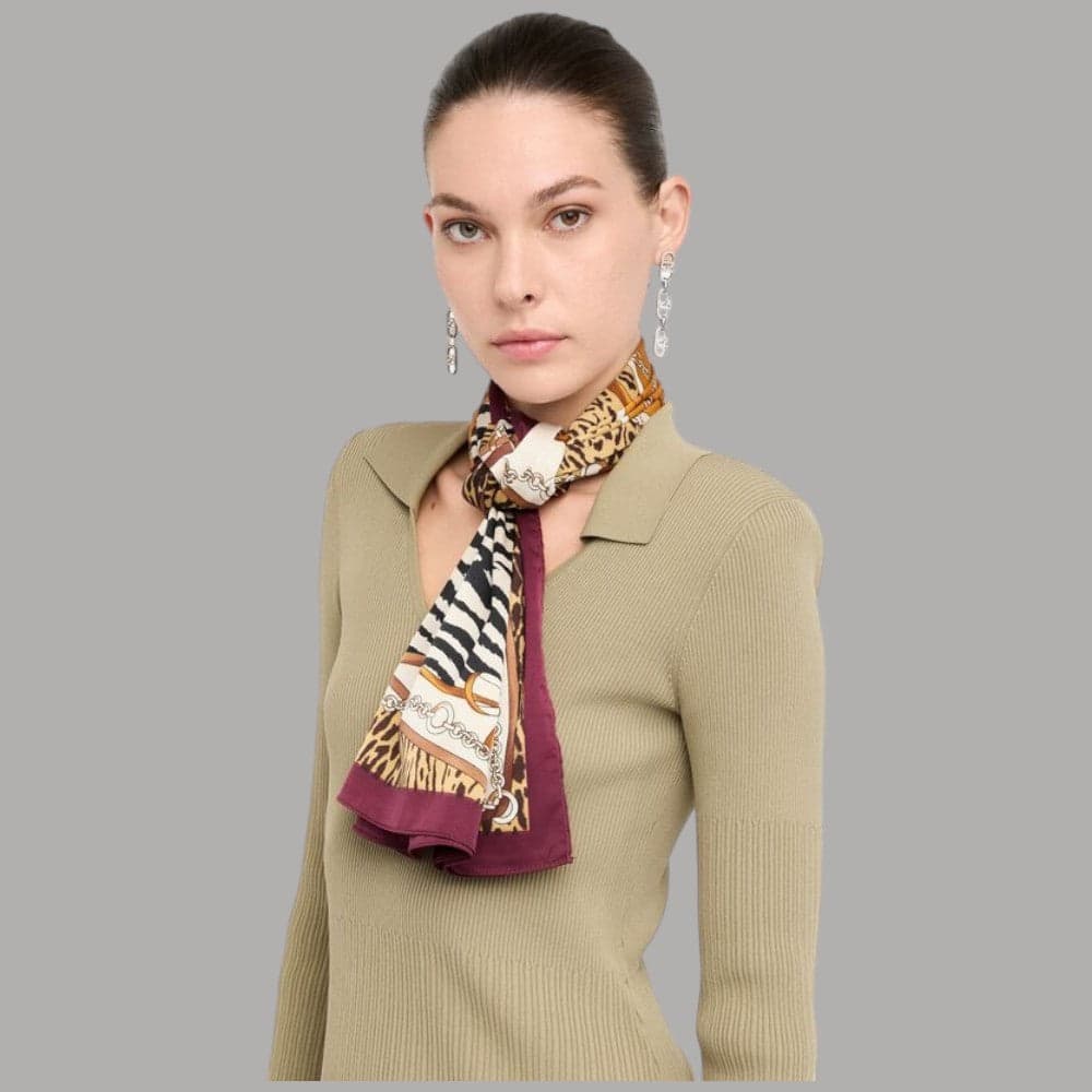 Liu Jo foulard beige 90X90 con scatola 2F5084T0300 in Fazzoletti da testa Prodotti di Classe - Nocera Superiore, commercioVirtuoso.it