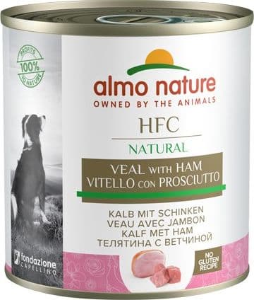 Almo Nature Scatoletta HFC Natural gusto Vitello con Prosciutto per Cani Adulti in Secco 101 Market - Poggibonsi, commercioVirtuoso.it
