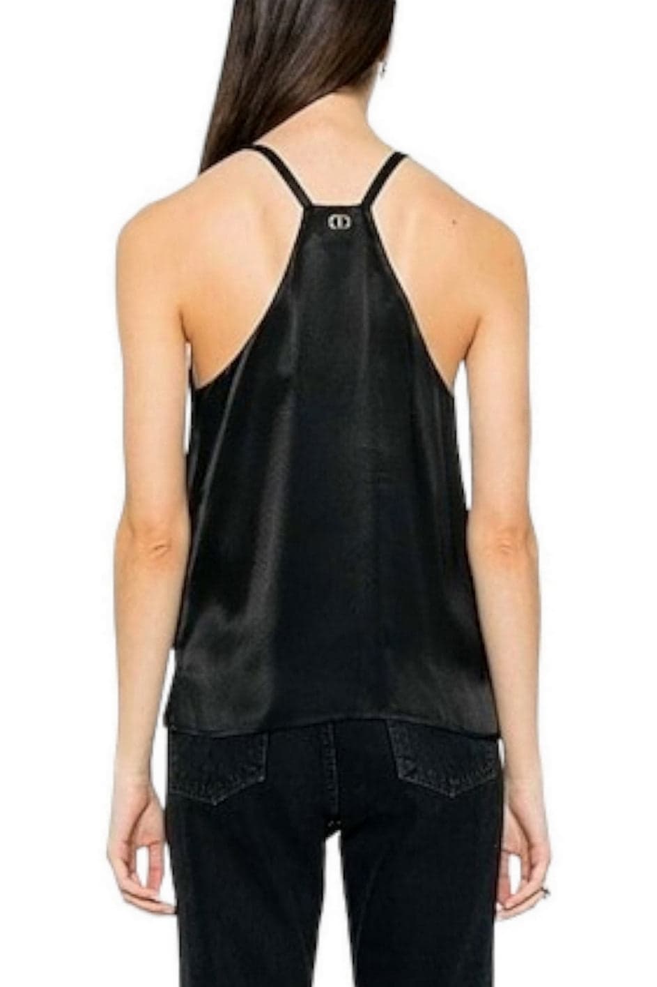 Twin-set Top Nero da donna in Canotte e top Drestige - Casamassima, commercioVirtuoso.it
