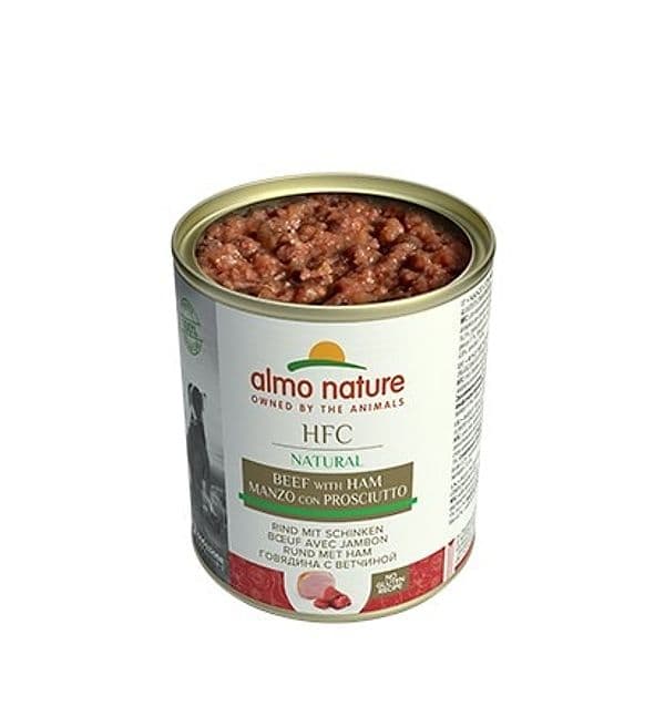 Almo Nature Scatoletta HFC Natural gusto Manzo con Prosciutto per Cani Adulti in Secco 101 Market - Poggibonsi, commercioVirtuoso.it