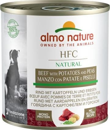 Almo Nature Scatoletta HFC Natural gusto Manzo con Patate e Piselli per Cani Adulti in Secco 101 Market - Poggibonsi, commercioVirtuoso.it