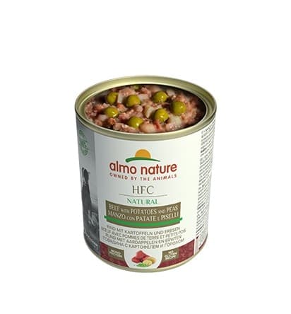 Almo Nature Scatoletta HFC Natural gusto Manzo con Patate e Piselli per Cani Adulti in Secco 101 Market - Poggibonsi, commercioVirtuoso.it