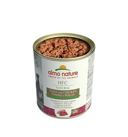 Almo Nature Scatoletta HFC Natural gusto Tonno e Pollo per Cani Adulti in Secco 101 Market - Poggibonsi, commercioVirtuoso.it