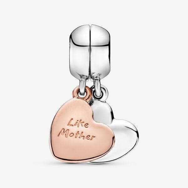 Pandora Charm pendente con cuori divisibili Madre e Figlia in Bead Charm Alba Gioielli - Casoria, commercioVirtuoso.it