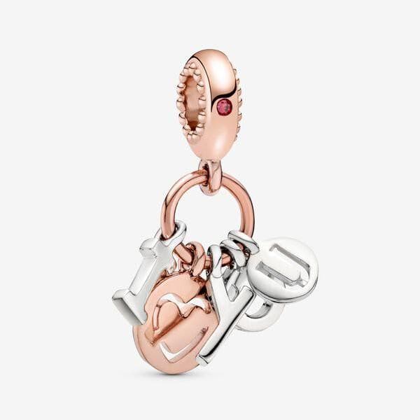 Pandora Charm pendente lettere I Love You in Bead Charm Alba Gioielli - Casoria, commercioVirtuoso.it