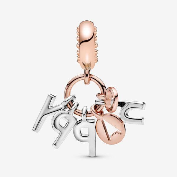 Pandora Charm pendente Happy in Bead Charm Alba Gioielli - Casoria, commercioVirtuoso.it