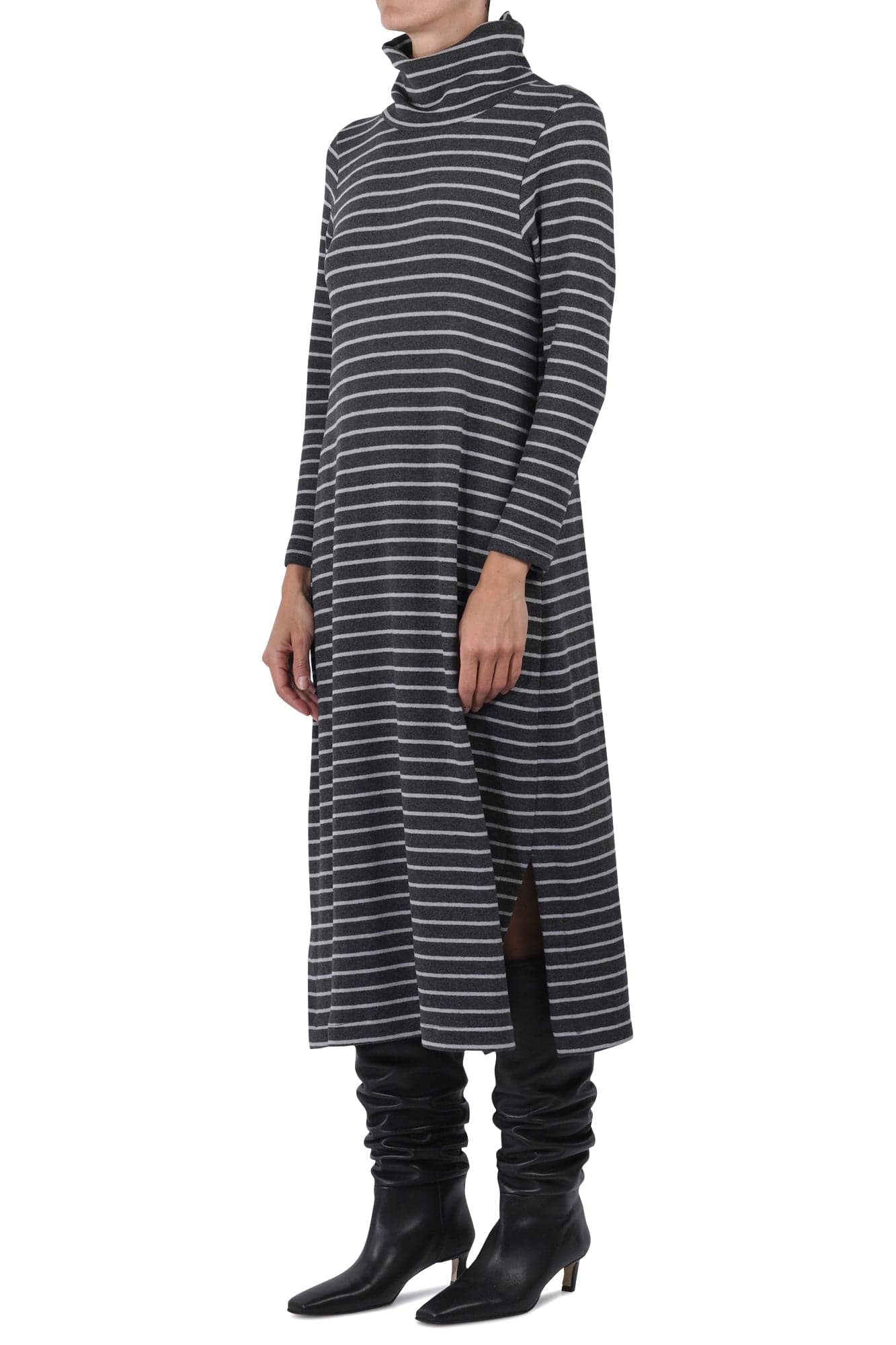 MAMA B Mama B - Abito - 460647 - Grigio/Antracite da donna in Casual Drestige - Casamassima, commercioVirtuoso.it