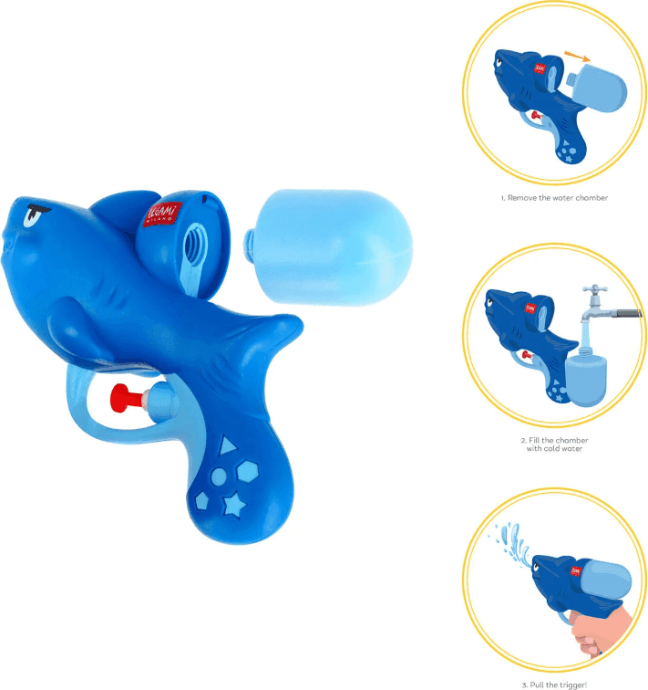 Legami, Pistola ad Acqua a tema Shark in Telefoni e cellulari Cartospedia - Napoli, commercioVirtuoso.it