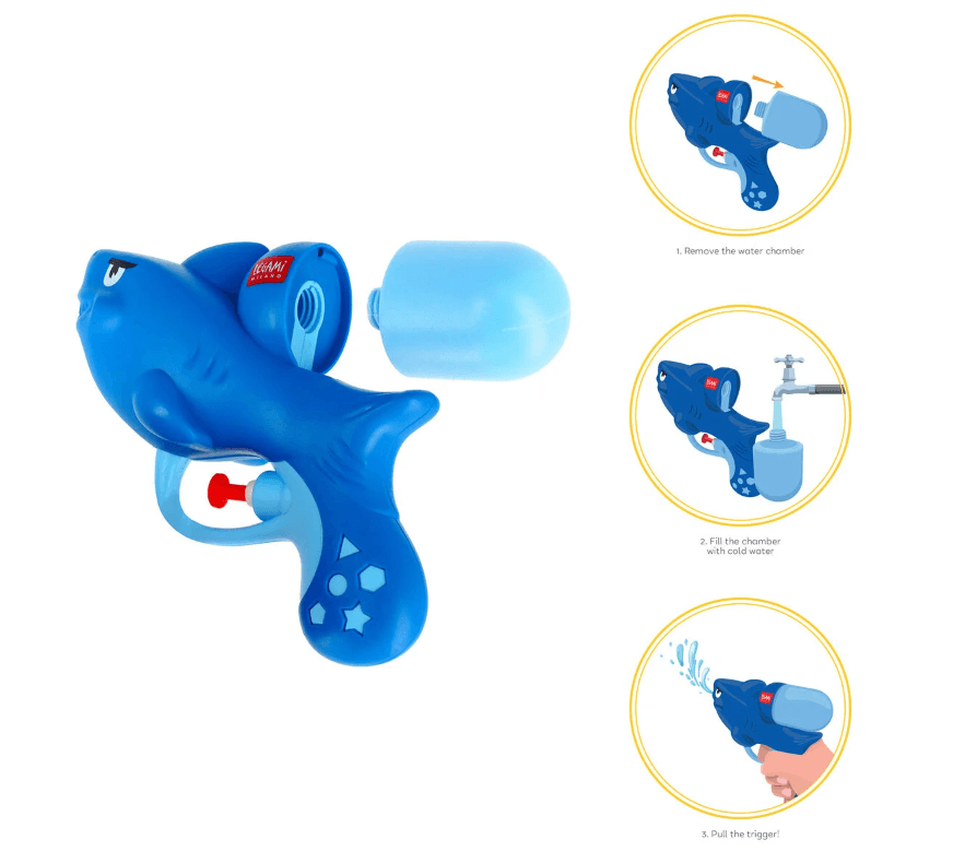 Legami, Pistola ad Acqua a tema Shark in Telefoni e cellulari Cartospedia - Napoli, commercioVirtuoso.it