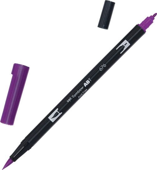 Pennarello Tombow ABT Dual Brush 676 royal purple