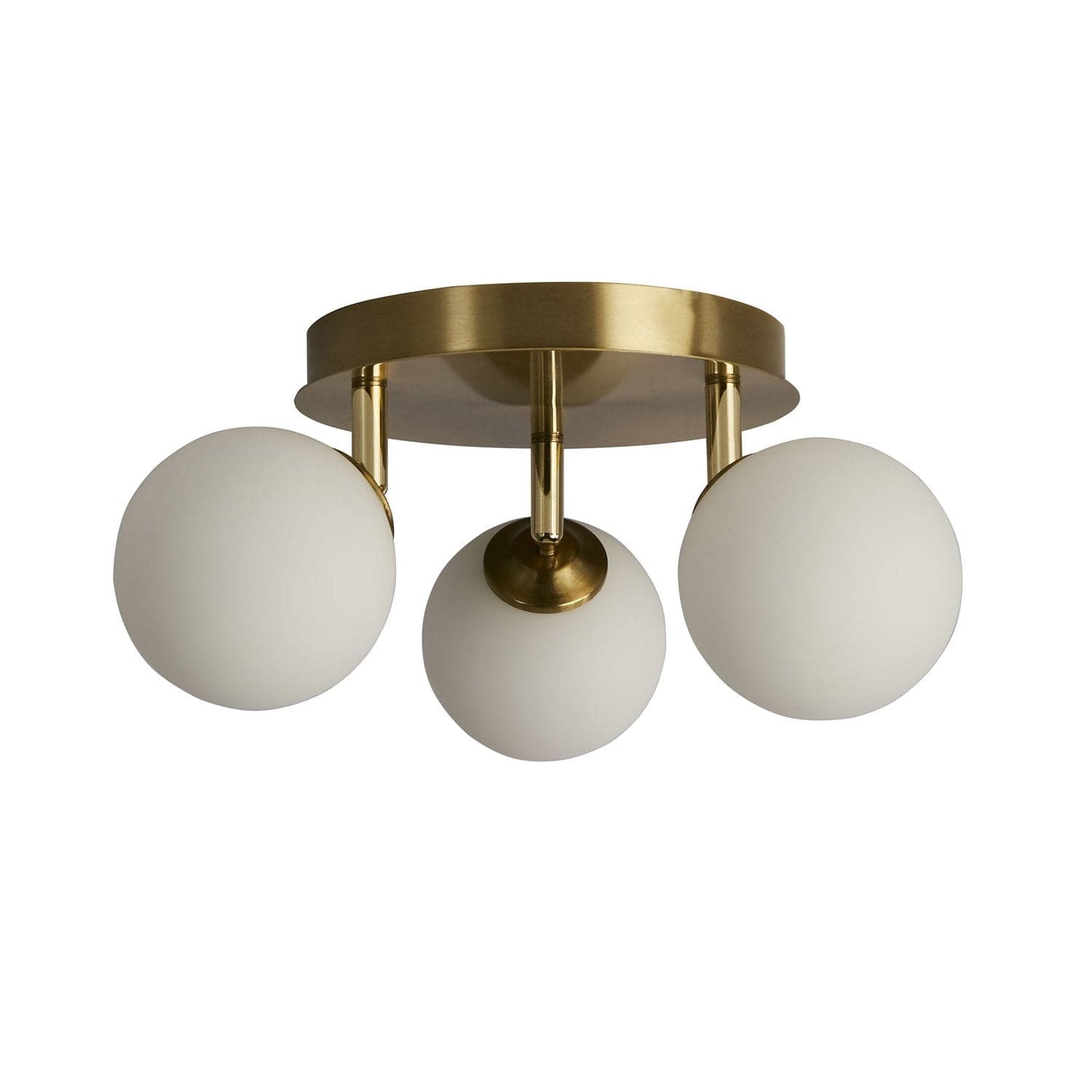 Plafoniera Contemporanea Crosby Acciaio Oro Vetro 3 Luci G9 in Plafoniere LuceArt - Montecorvino Pugliano, commercioVirtuoso.it