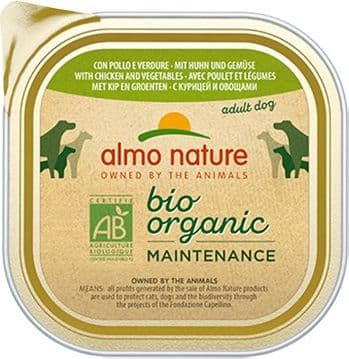 Almo Nature Bio Organic Maintenance Vaschetta gusto Pollo e Verdure per Cani Adulti in Secco 101 Market - Poggibonsi, commercioVirtuoso.it