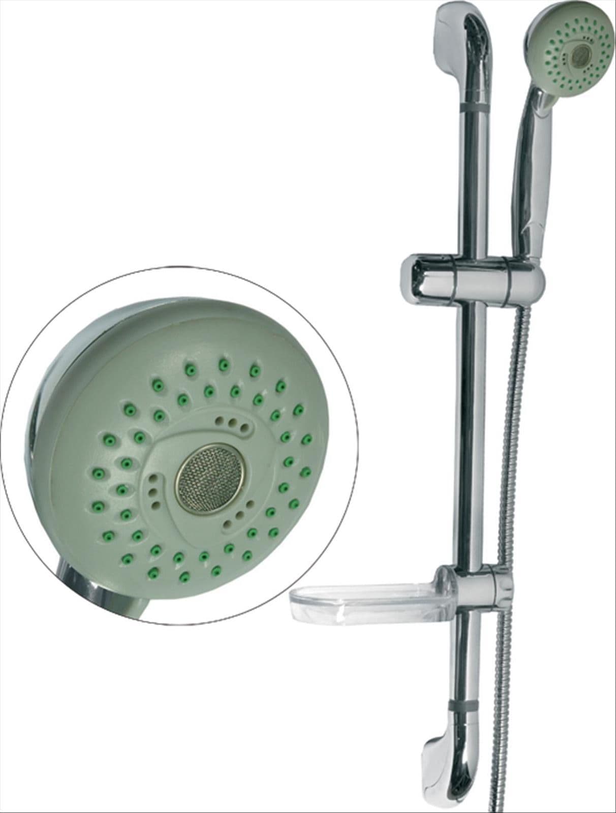 Doccetta saliscendi "jane" maurer aqua 3 funz. cromata - 2