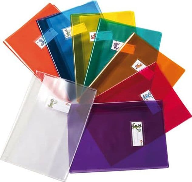 Coprimaxi Cristallo 14 Pvc Verde A4 C/Alette E Portanome Ri.Plast
