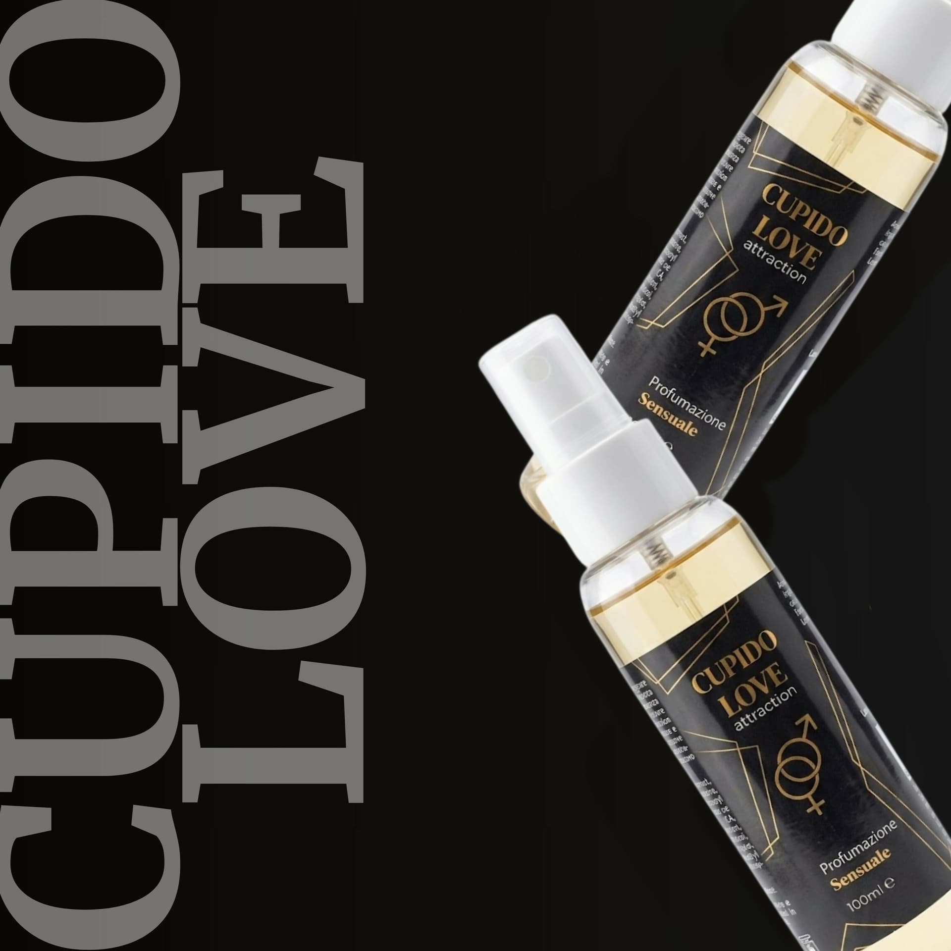 Cupido love - profumo attrattivo feromonico uomo da 100ml, fragranza fresca per attrazione e sicurezza personale, con feromoni naturali per aumentare l'attrattiva e la connessione tra le persone in Estratto di profumo BasketGuru Italia - Palermo, commercioVirtuoso.it