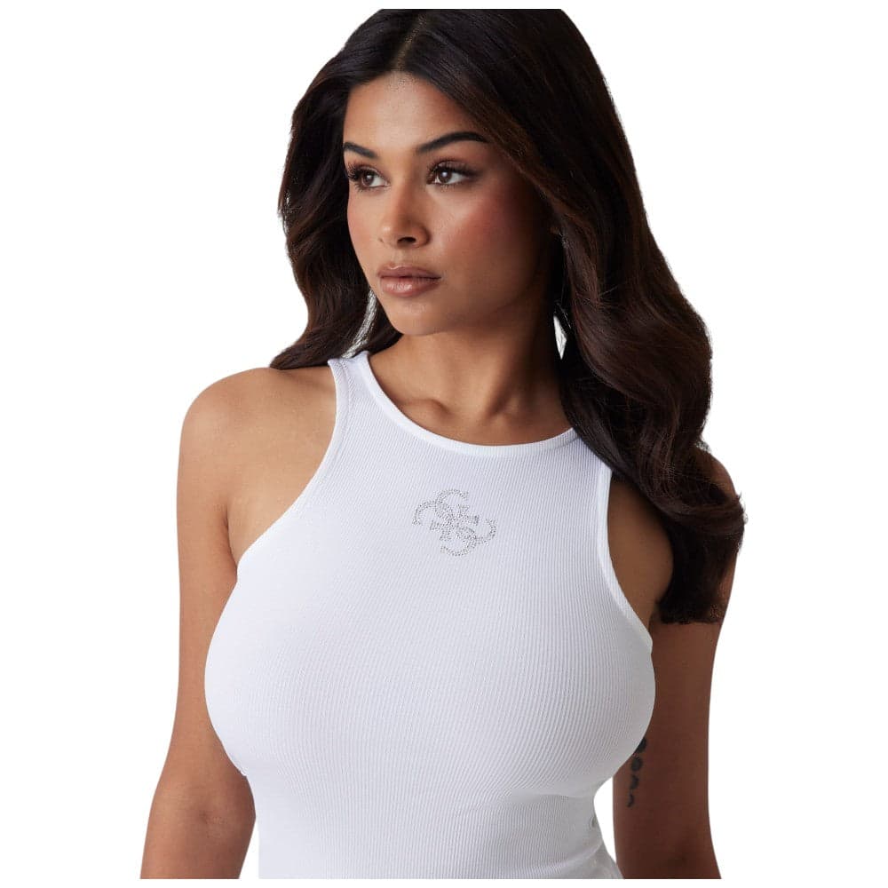 Guess canotta bianca W5GP57 KCV52 G011 Top Guess
