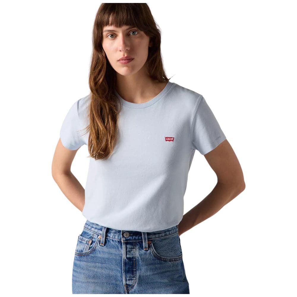 Levi's t-shirt celeste logo piccolo 391850361 T-shirt LEVI'S