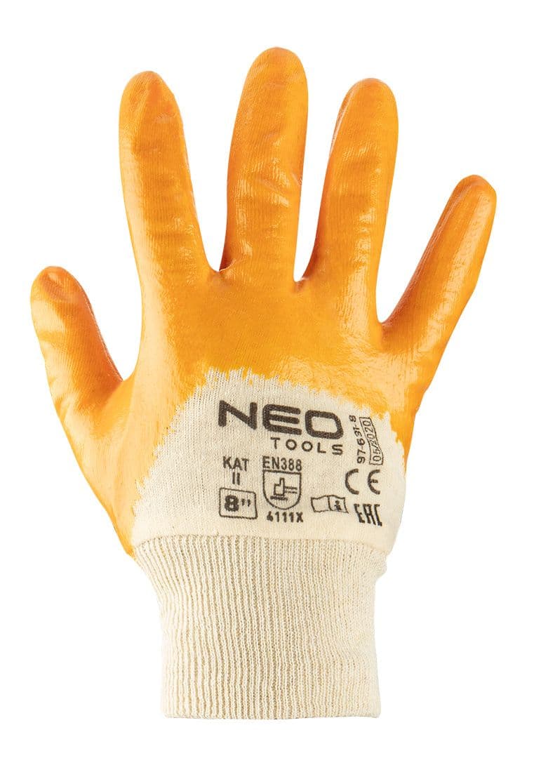 Guanto da lavoro in tessuto jersey di cotone impregnato in NBR Leggero polsino elastico in Guanti da lavoro La Zappa - Altamura, commercioVirtuoso.it