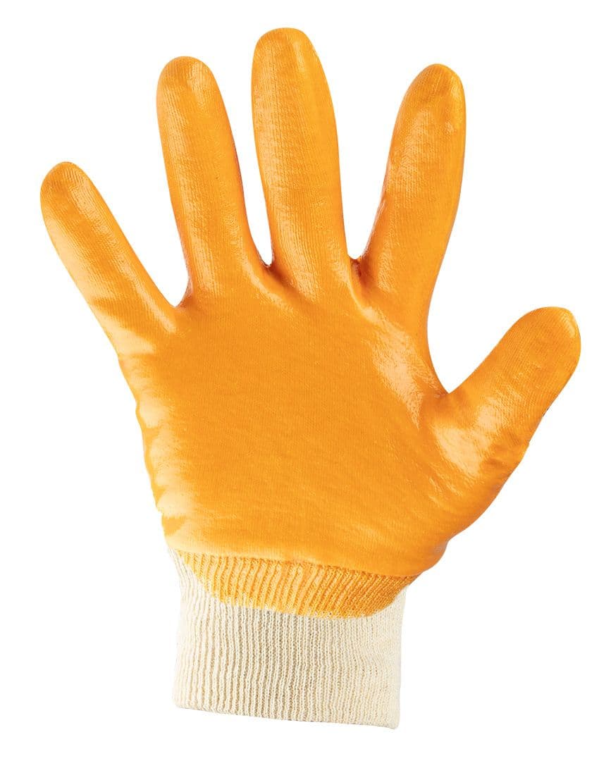 Guanto da lavoro in tessuto jersey di cotone impregnato in NBR Leggero polsino elastico in Guanti da lavoro La Zappa - Altamura, commercioVirtuoso.it
