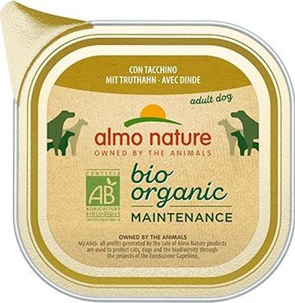 Almo Nature Bio Organic Maintenance Vaschetta gusto Tacchino per Cani Adulti