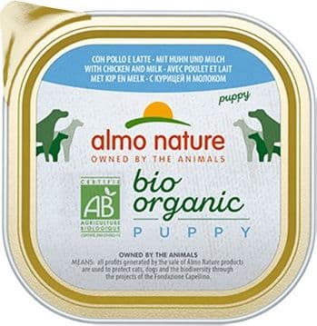 Almo Nature Bio Organic Maintenance Vaschetta gusto Pollo e Latte per Cani Cuccioli in Secco 101 Market - Poggibonsi, commercioVirtuoso.it