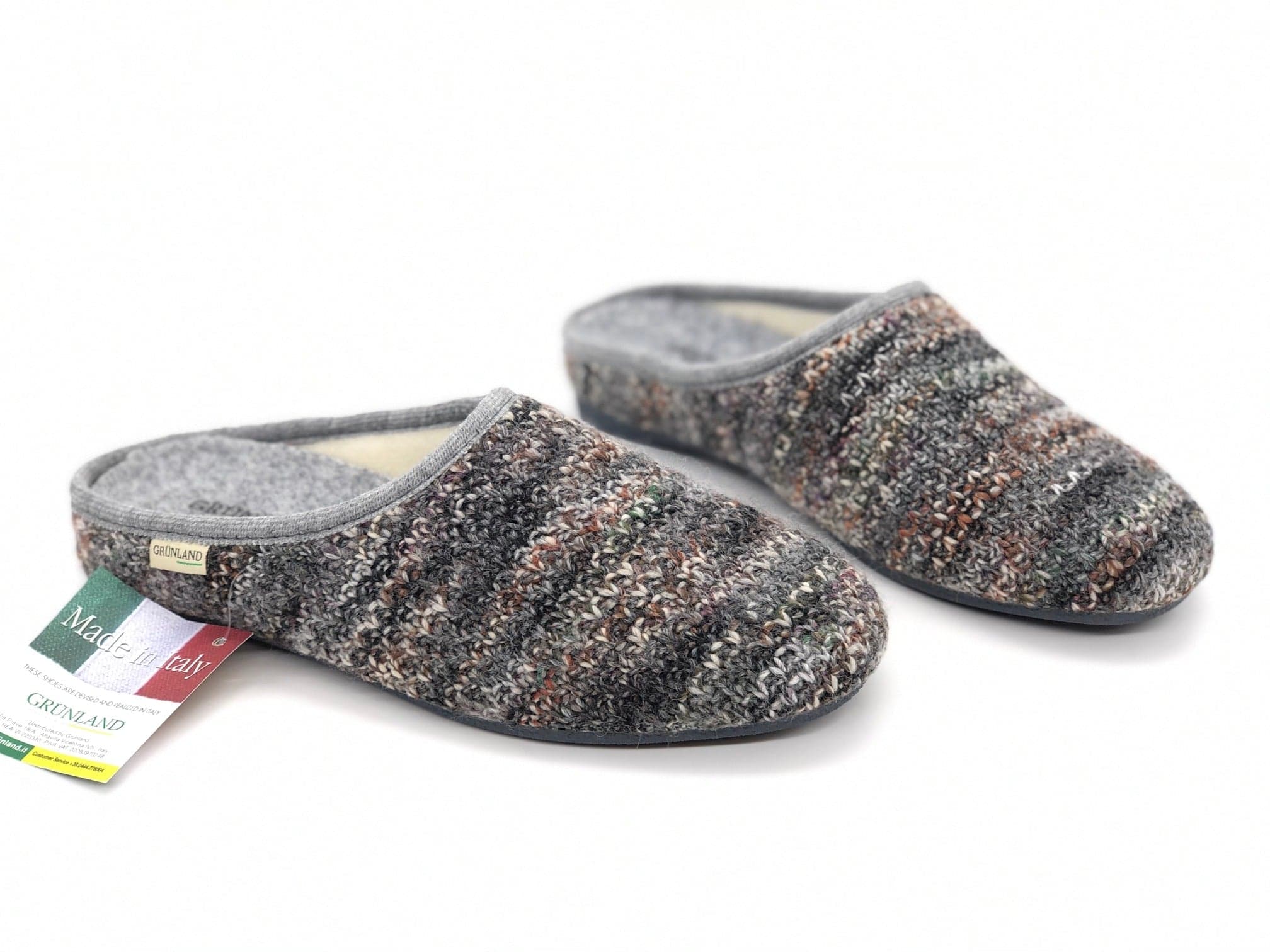 GRUNLAND Ciabatte basse donna ADRI grigio - 5